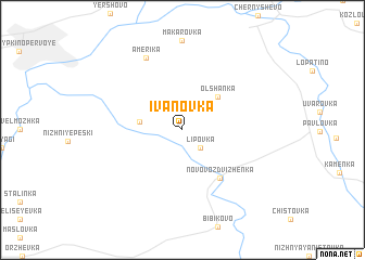map of Ivanovka