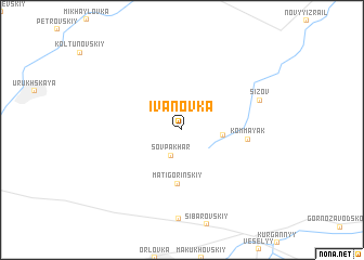 map of (( Ivanovka ))