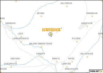 map of Ivanovka