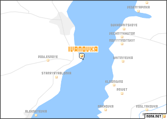 map of Ivanovka