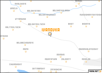 map of Ivanovka