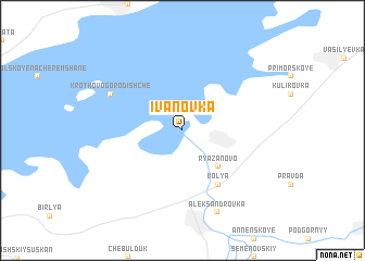 map of Ivanovka