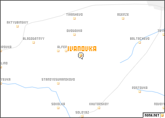 map of Ivanovka