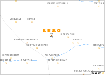 map of Ivanovka