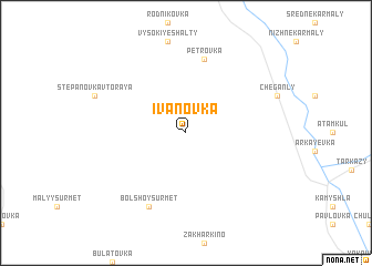 map of Ivanovka