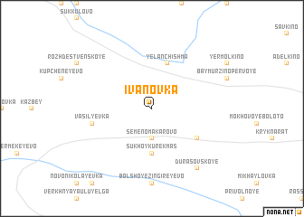 map of Ivanovka