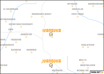 map of Ivanovka