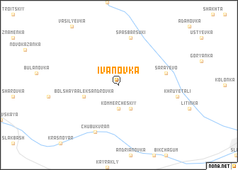 map of Ivanovka