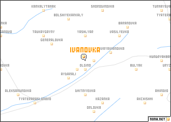 map of Ivanovka