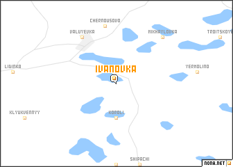 map of Ivanovka
