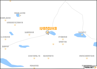 map of Ivanovka