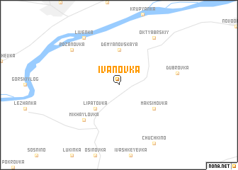 map of Ivanovka