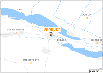 map of Ivanovka