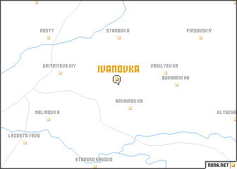 map of Ivanovka