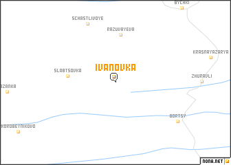 map of Ivanovka