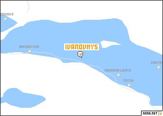 map of Ivanov Mys