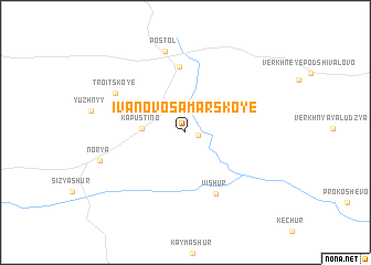 map of Ivanovo-Samarskoye