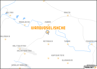 map of Ivanovo Selishche