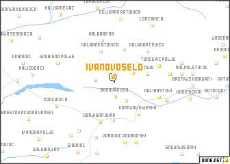 map of Ivanovo Selo