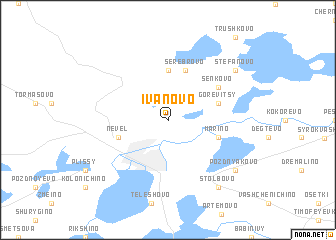 map of Ivanovo