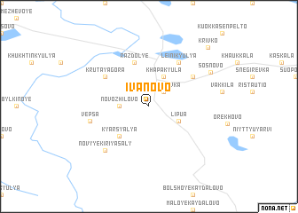 map of Ivanovo