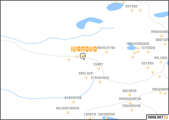 map of Ivanovo