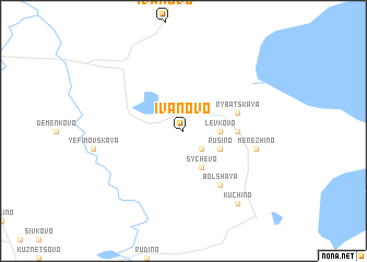 map of Ivanovo