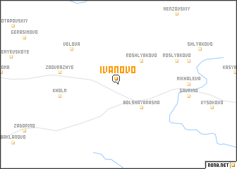 map of Ivanovo