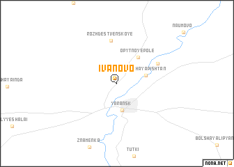 map of Ivanovo