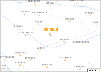 map of Ivanovo