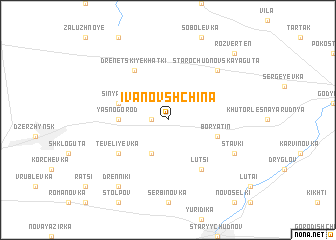 map of Ivanovshchina