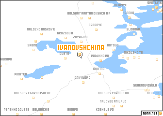 map of Ivanovshchina