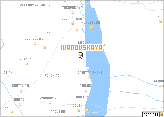 map of Ivanovskaya