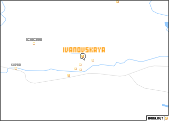 map of Ivanovskaya