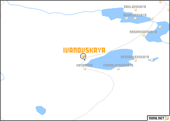 map of Ivanovskaya