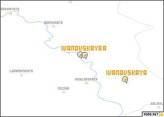 map of Ivanovskaya