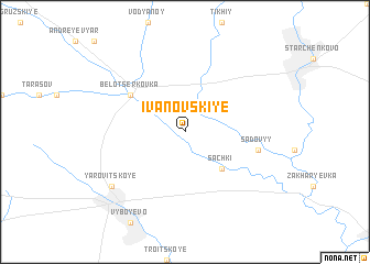 map of Ivanovskiye