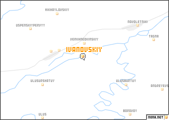 map of Ivanovskiy