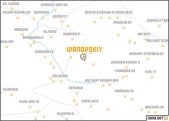 map of Ivanovskiy