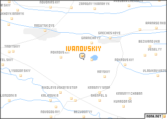 map of (( Ivanovskiy ))