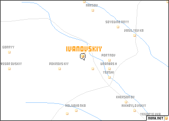 map of Ivanovskiy