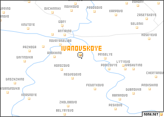 map of Ivanovskoye