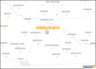 map of Ivanovskoye