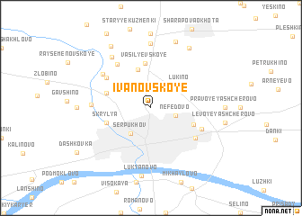 map of Ivanovskoye