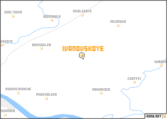 map of Ivanovskoye