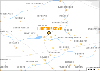 map of Ivanovskoye