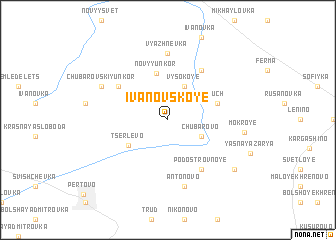 map of Ivanovskoye