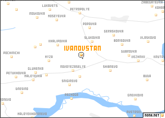 map of Ivanov Stan