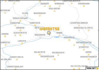 map of Ivanovtse
