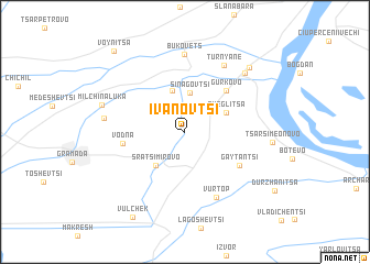 map of Ivanovtsi